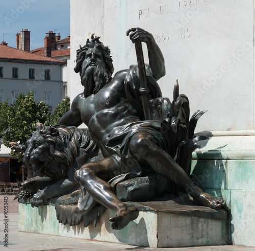 Tablou pe pânză Allégorie du Rhône