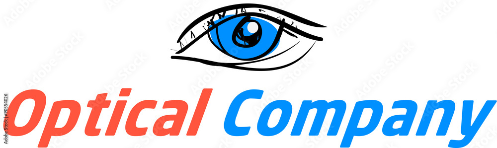 Optical logo template Optical logo template