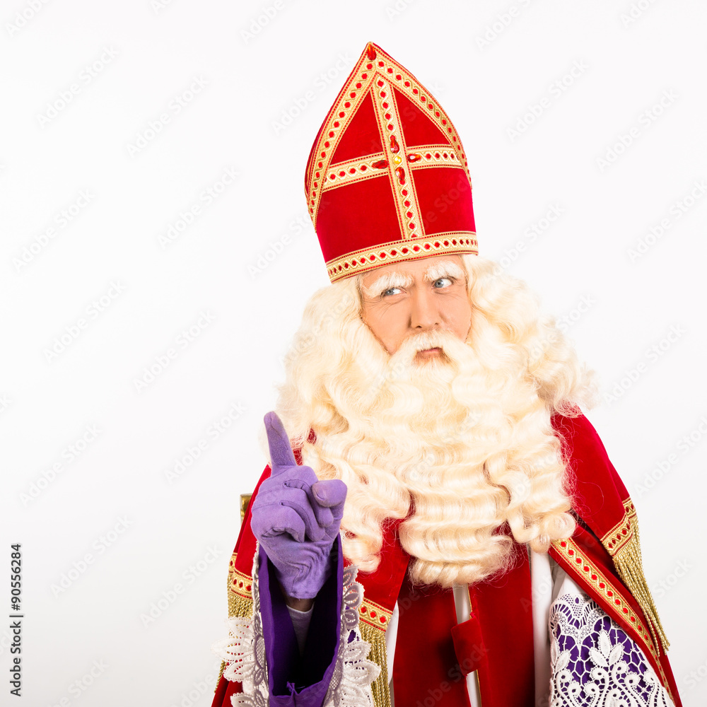 Sinterklaas on white background Sinterklaas on white background