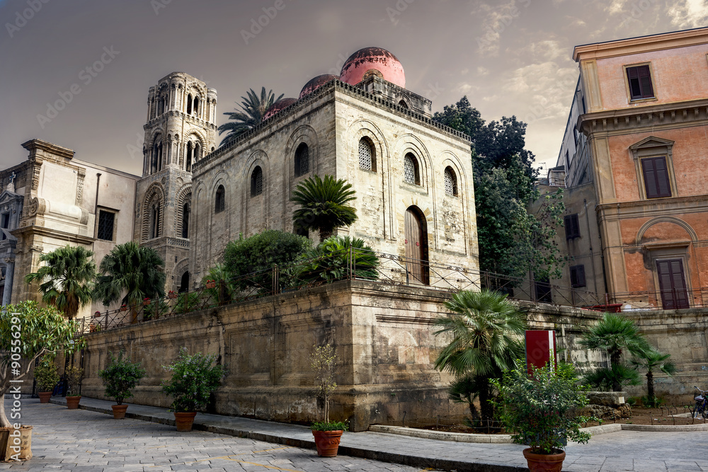 San Cataldo Church. Palermo. Sicily.