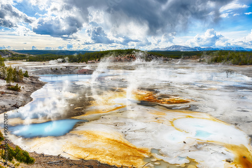 Geysers at Norris Basin