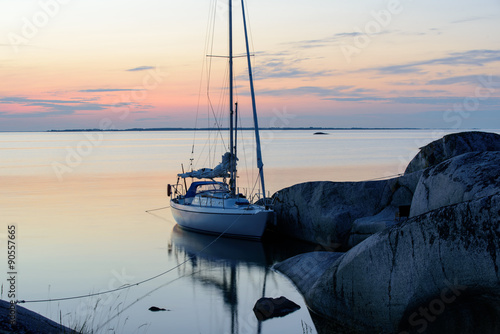 Slika na platnu Summer night in the archipelago