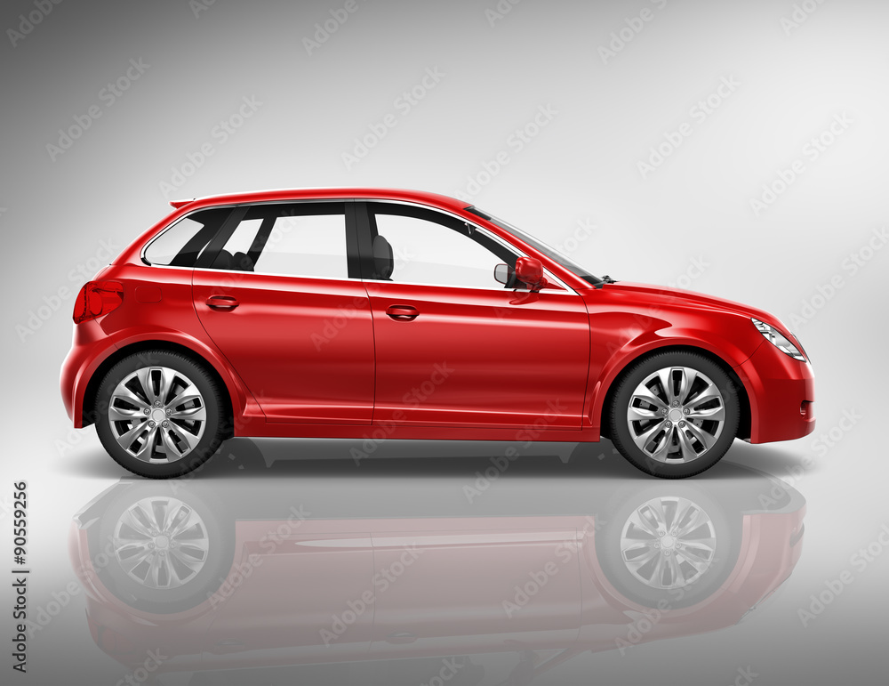 Car Vehicle Transportation 3D Illustration Concept Car Vehicle Transportation 3D Illustration Concept