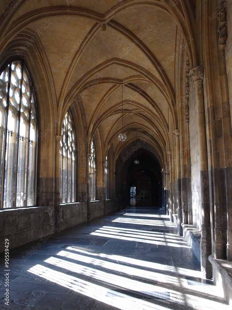 The cloister of the Basilica of Saint Servatius in Maastricht, Netherlands.