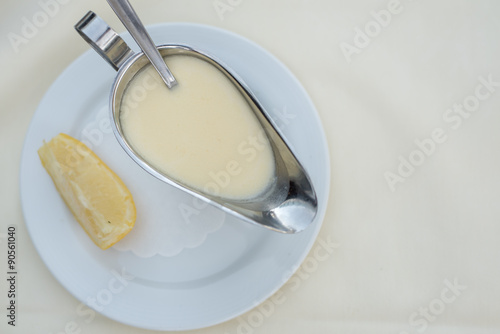 Lemon Sauce Dressing for Fish Steak