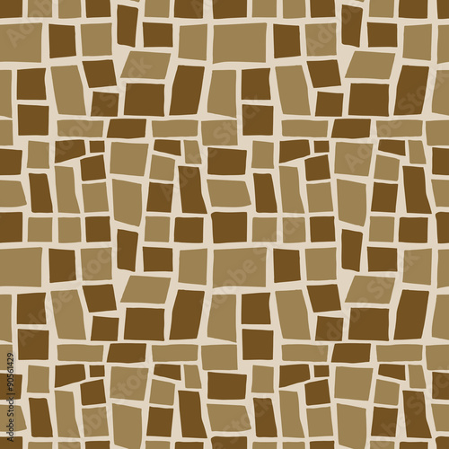Random geometric background. Seamless pattern.Vector. ランダム四角パターン