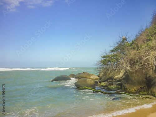 Tropical Beach of Tayrona National Park