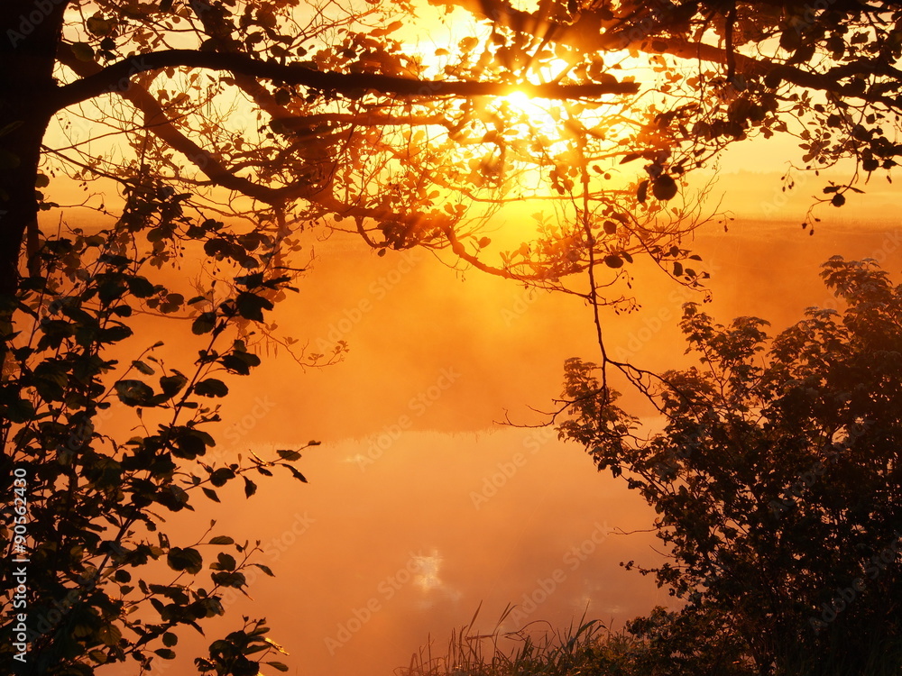 Obraz premium Sunrise at Small River