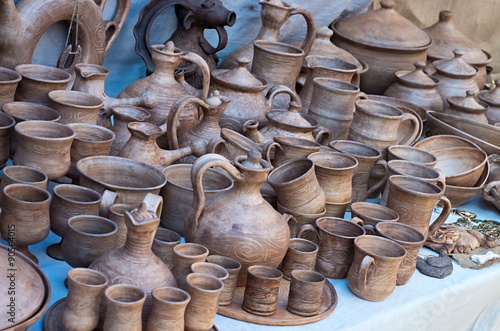 retro pottery