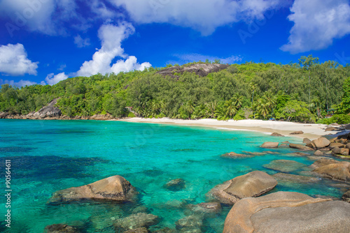 Anse Soleil - Paradise beach on tropical island Mahé © Simon Dannhauer