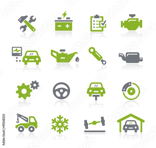 Car Service Icons // Natura Series
