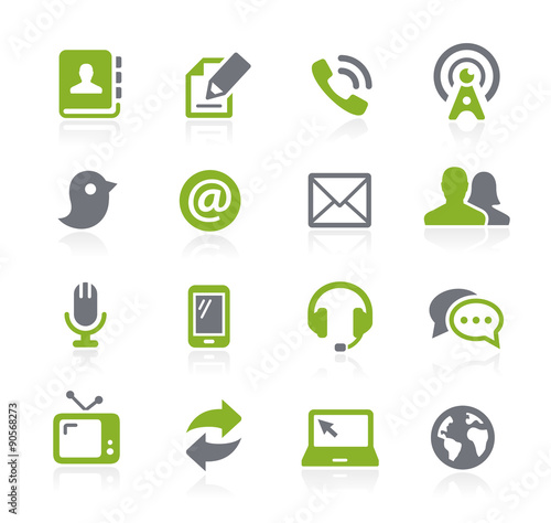 Communications Icons // Natura Series