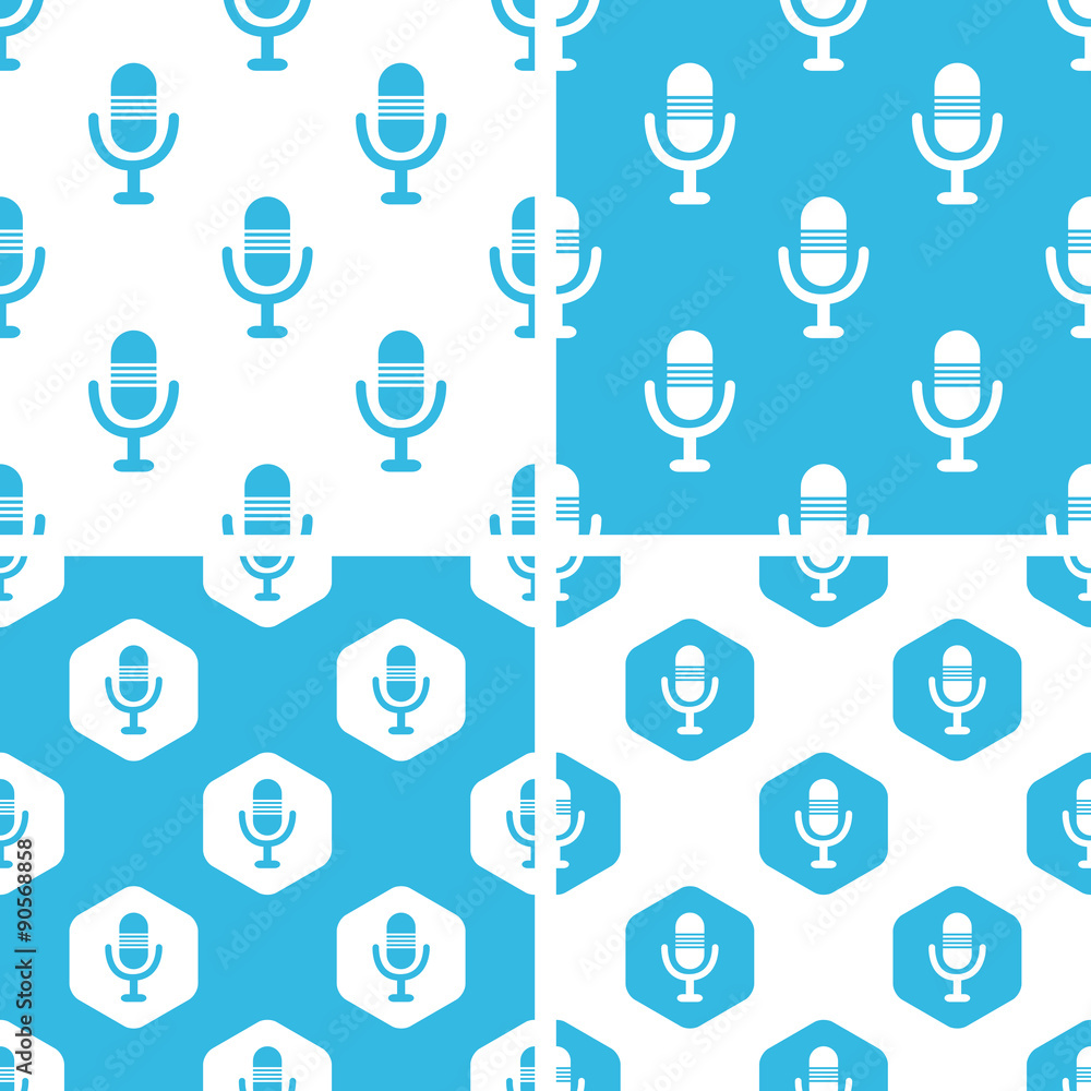 Microphone patterns set Microphone patterns set