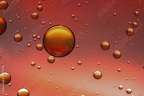 Oil and water abstract background