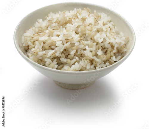 boiled barley and rice 