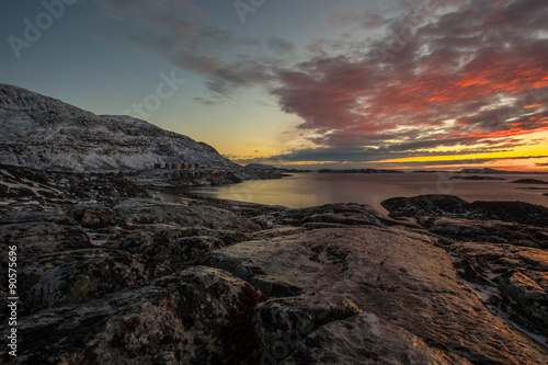 Sunset in Nuuk