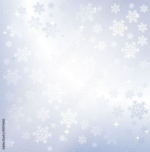 Silver winter abstract background. 