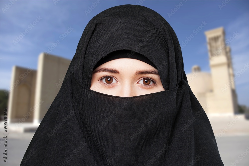 Muslim woman. Muslim woman.