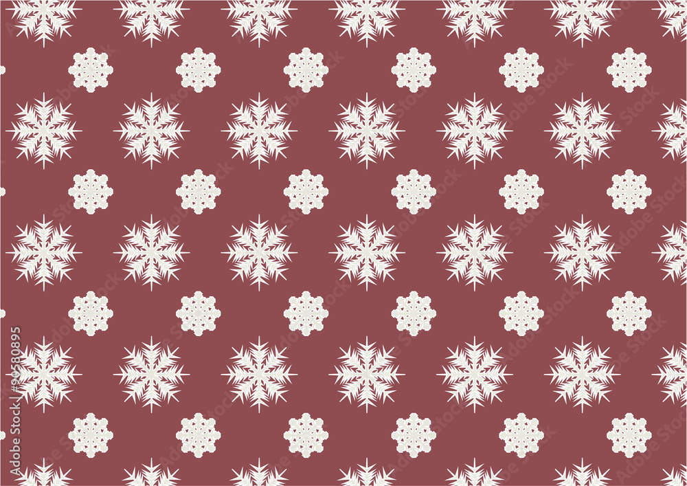 Seamless pattern of snowflakes Seamless pattern of snowflakes