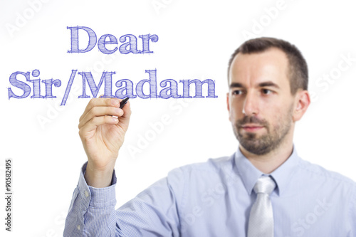 Bilde på lerret Dear Sir/Madam,