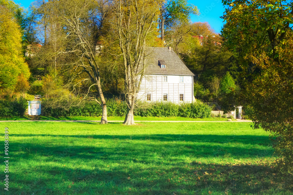 Obraz premium Weimar Goethes Gartenhaus