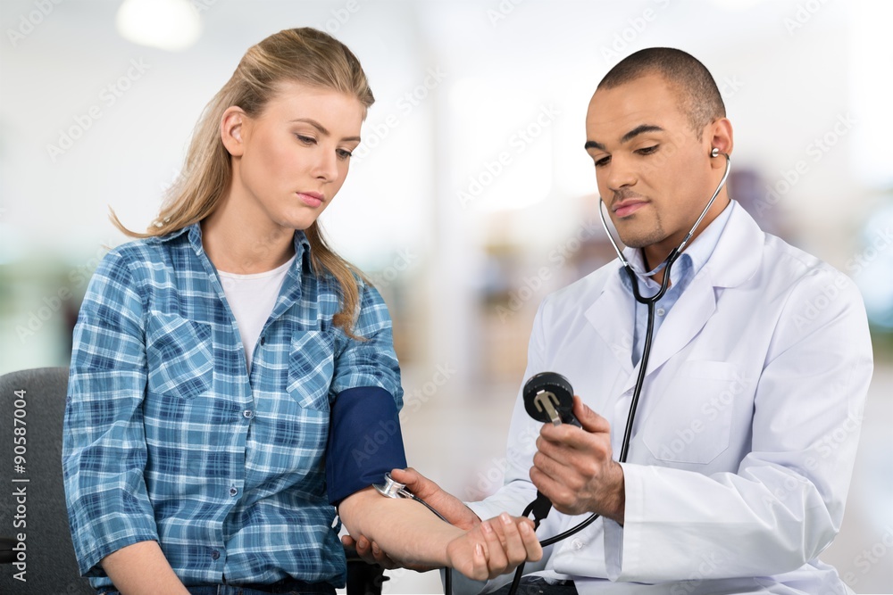 Fototapeta premium Blood checking.