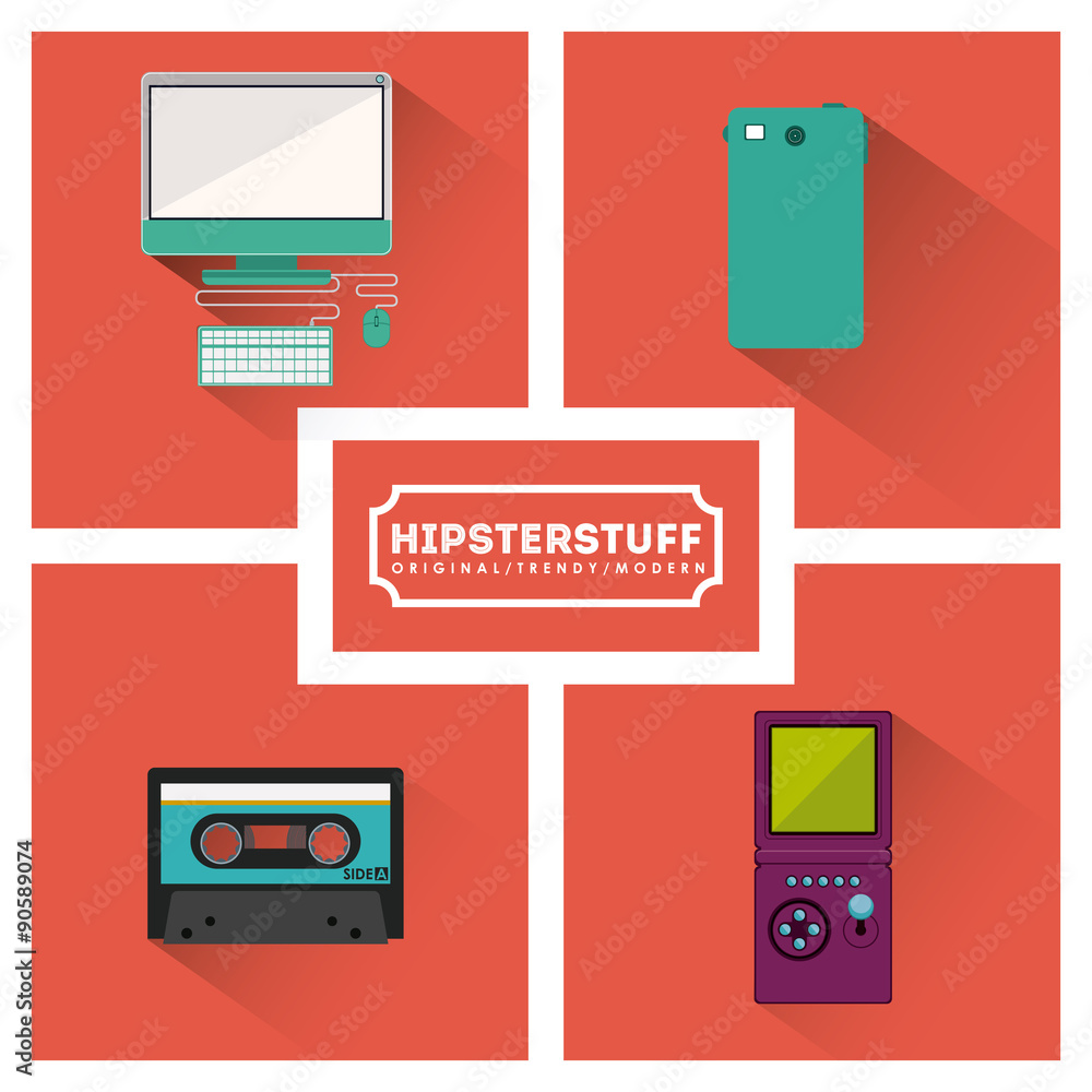 Hipster stuff design Hipster stuff design