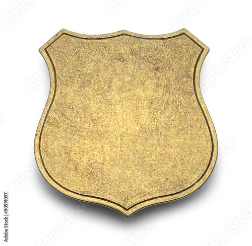 Blank Shield Law Badge