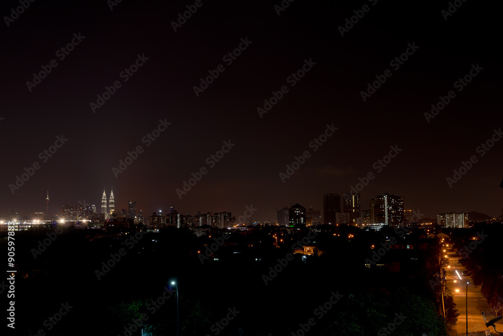Kuala Lumpur Vista at Night