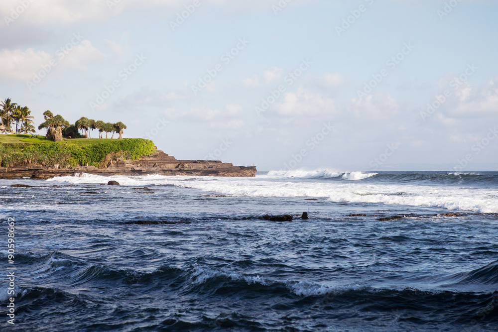Landscape at Tanah Lot temple, Bali. Indonesia.