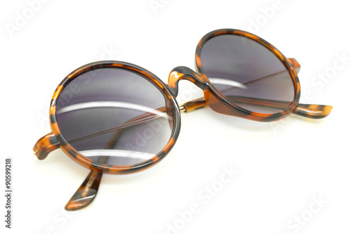 Isolated Sun glasses on a white.