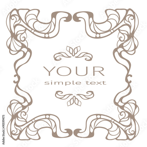 vector vintage frame