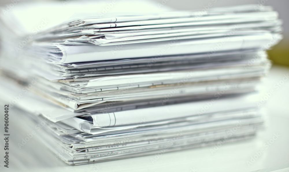 File Stack, file folder with white background File Stack, file folder with white background