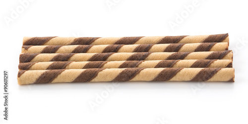 wafer stick on white background