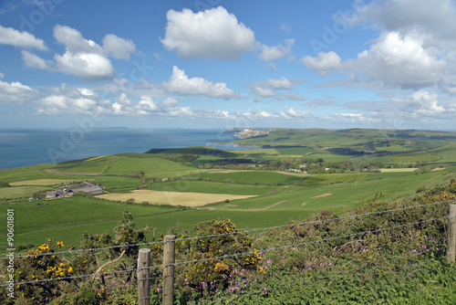 View from summit of Swyre Head, Dorset photo