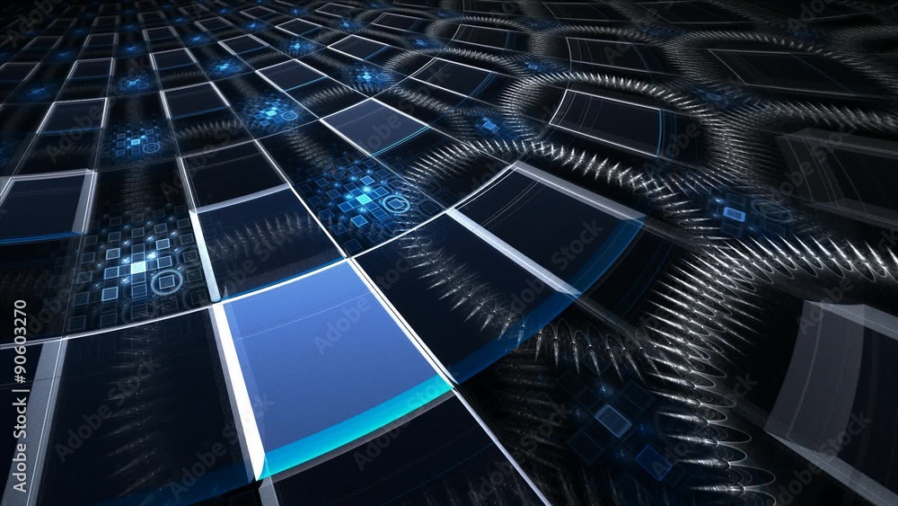 3D seamless illusion perspective geometric background