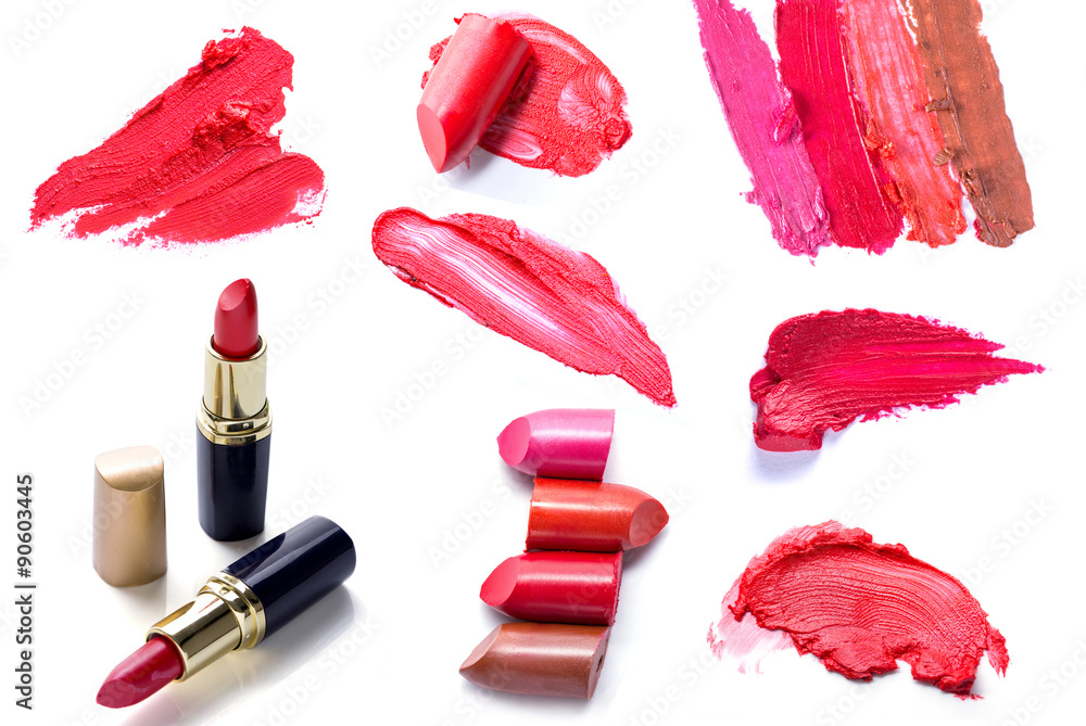 Obraz premium Lipstick set cosmetics