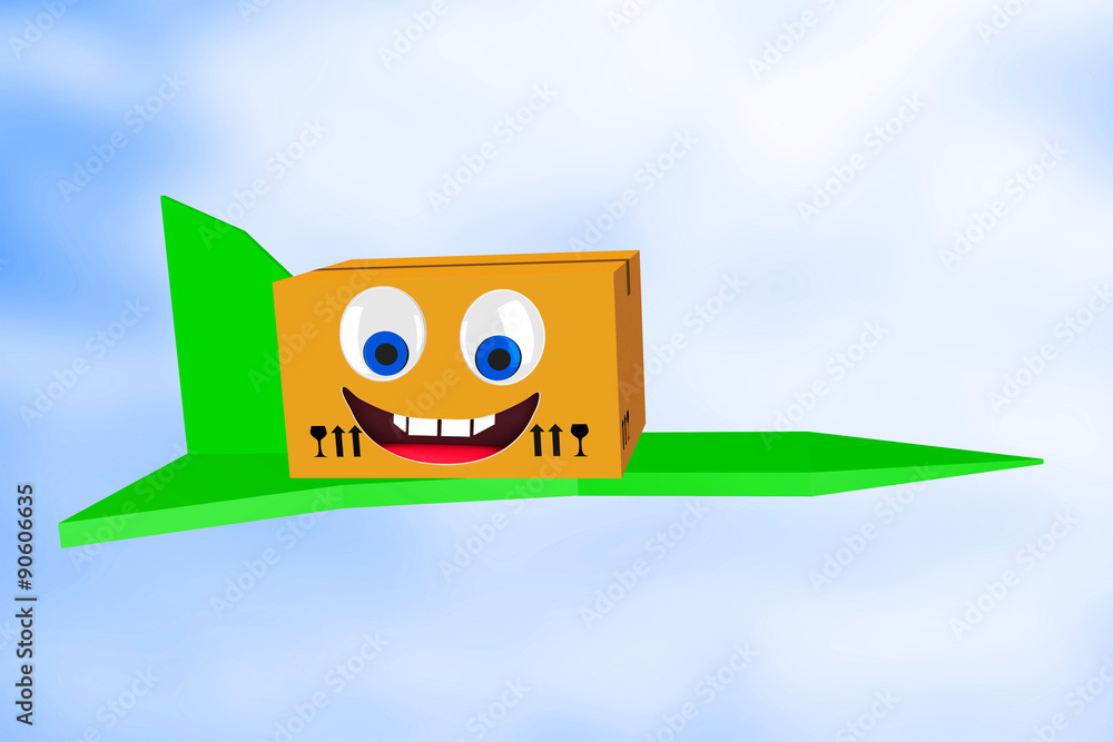 Package with airplane Package with airplane
