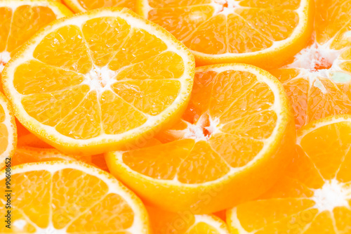 Orange slice for healthy food