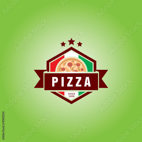 Pizzeria Vector Logo Template