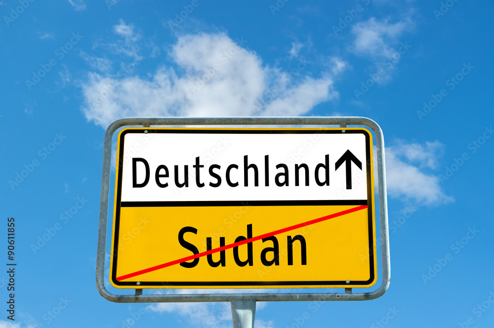 Ortstafel Deutschland/Sudan