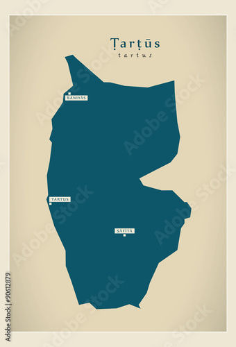 Modern Map - Tartus SY