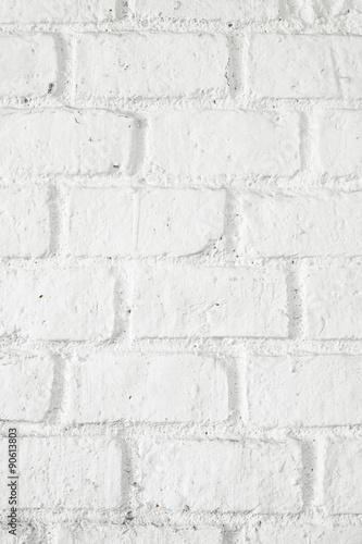 Background.White brick wall