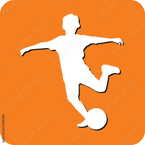 kid play soccer