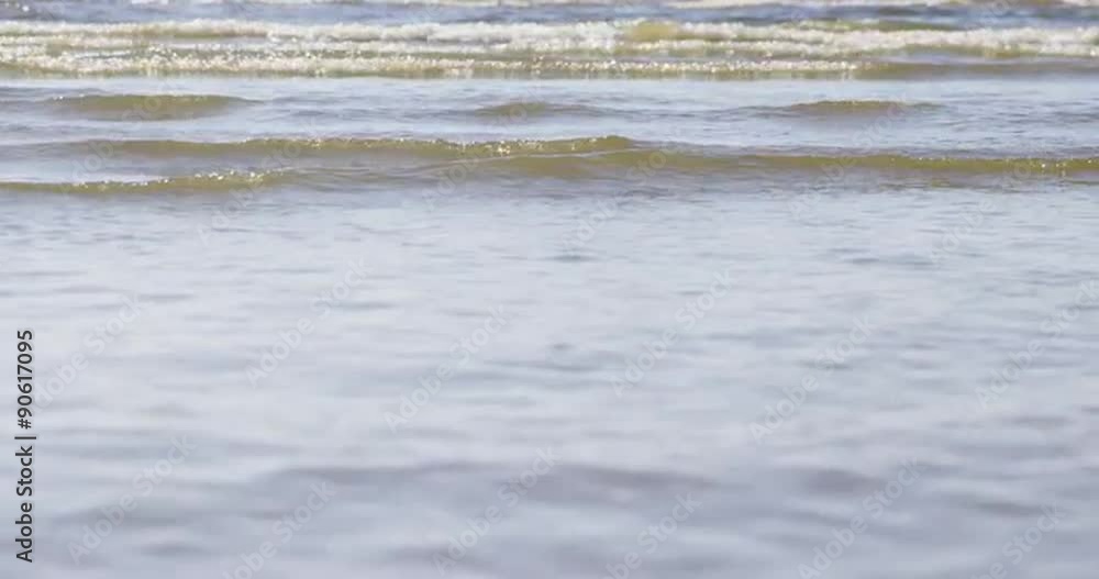 baltic sea coast with waves baltic sea coast with waves
