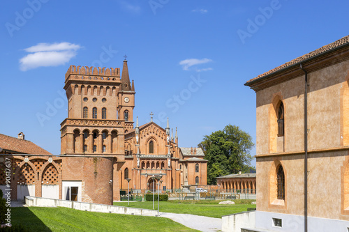 Pollenzo-Bra (Cuneo): the old city. Color image photo