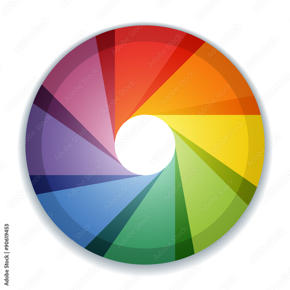Obraz premium Koło kolorów