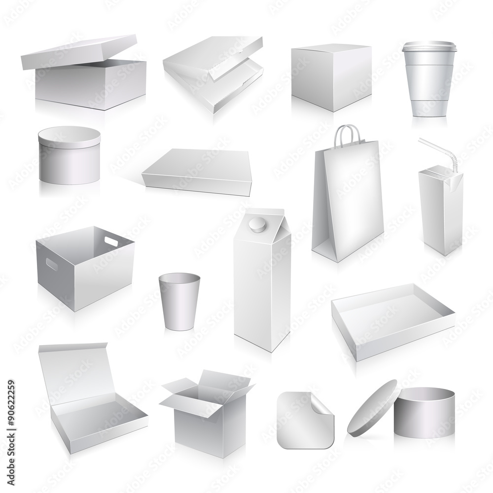 Packaging Set Blank Packaging Set Blank