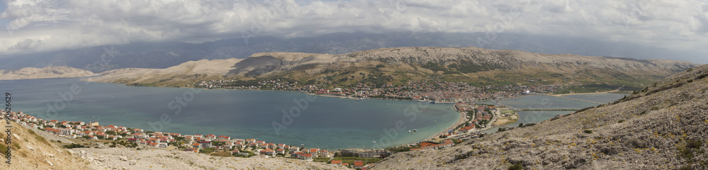 sea and mountain panorama