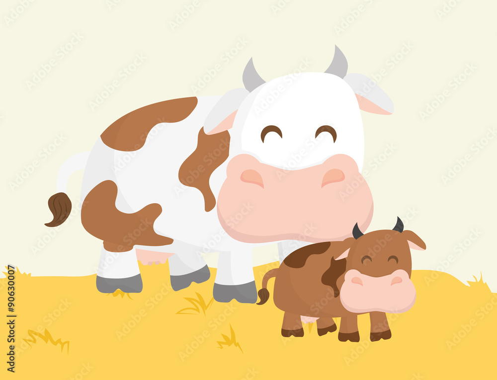 Rural and farm icons Rural and farm icons